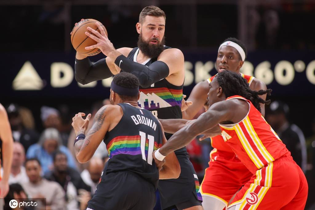 约基奇40+9+8约翰逊空砍三双 掘金逆转送老鹰三连败